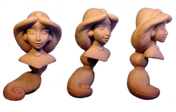 Скульптурные модели персонажей Диснея